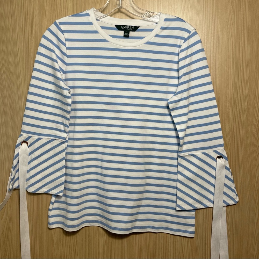 Ralph Lauren Women’s Small 3/4 Bell Sleeve Top